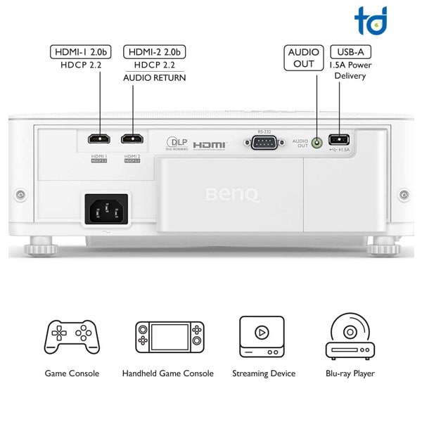 BenQ TK700STi- kết nối đa dạng