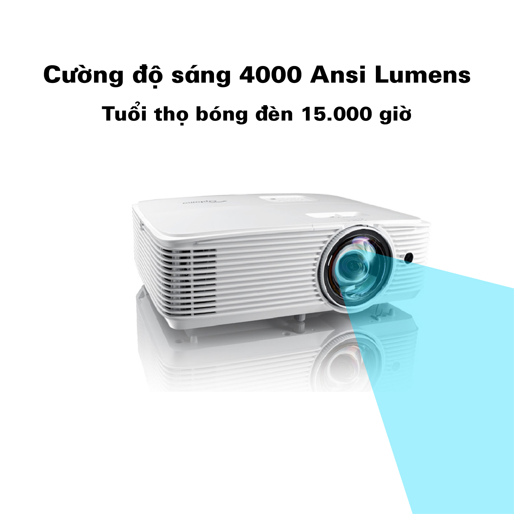 GT1080HDR- Cường độ sáng và tuổi thọ bóng đèn