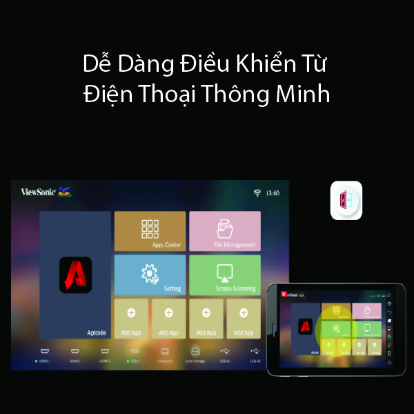 M2-Điều khiển từ điện thoại thông minh