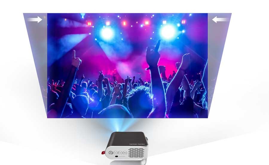 Viewsonic-M1_G2-keystone tự động