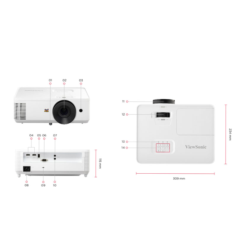 thiết kế gọn nhẹ-PX740HD