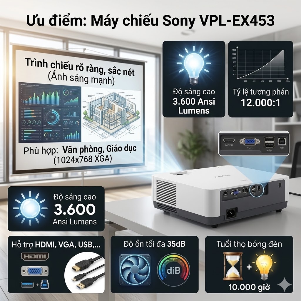 Ưu điểm- VPL EX-453