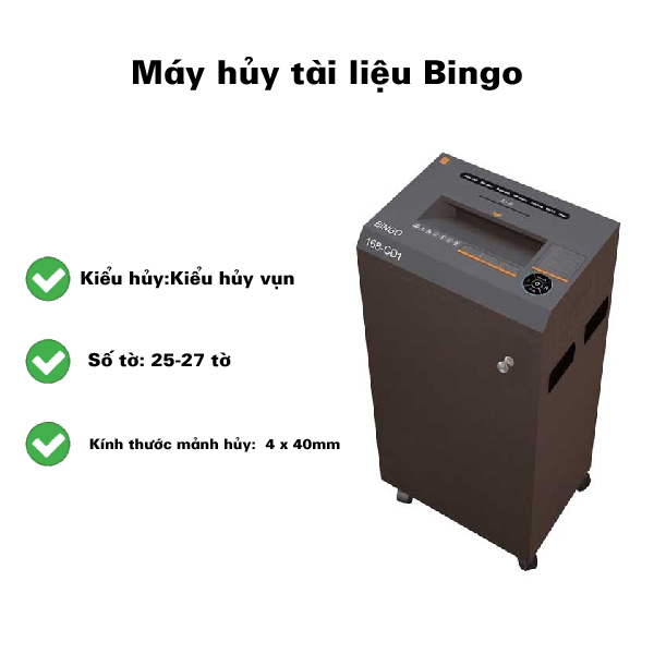 Bingo 168-CD1- Kiểu hủy