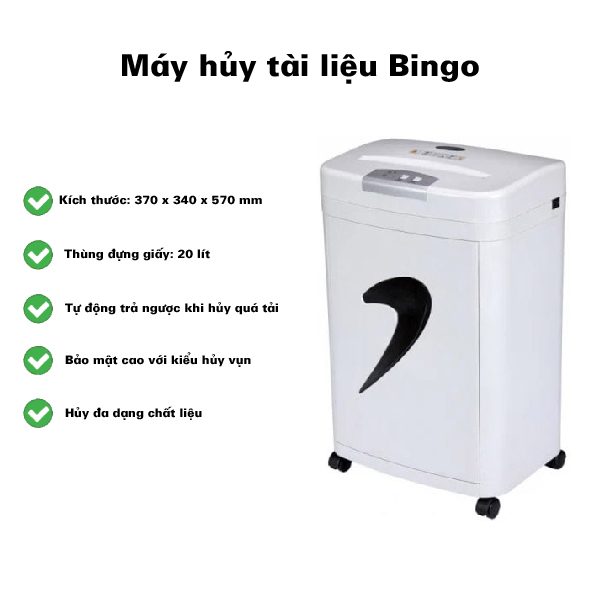 Bingo C32- Kích thước máy