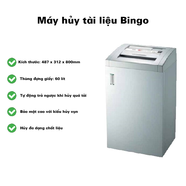 Binno C50- Kích thước máy