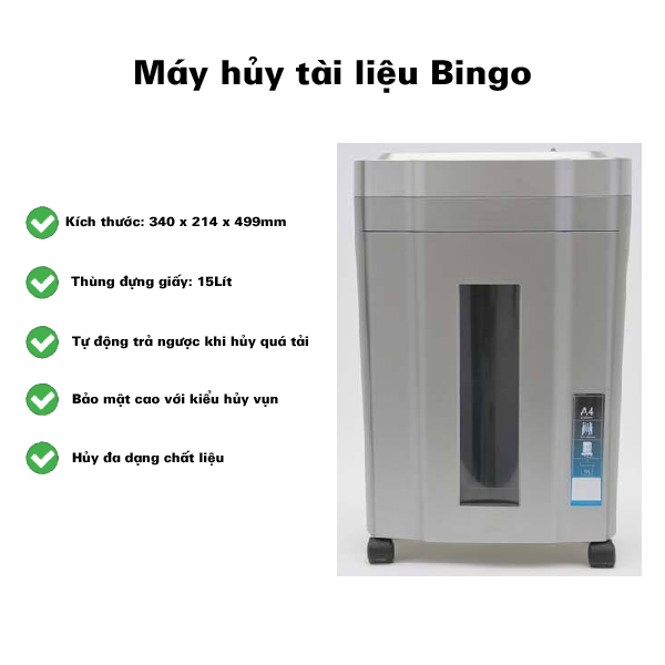 Binno S12- Kích thước máy