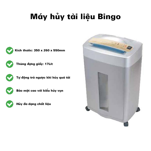 Binno S17- Kích thước máy