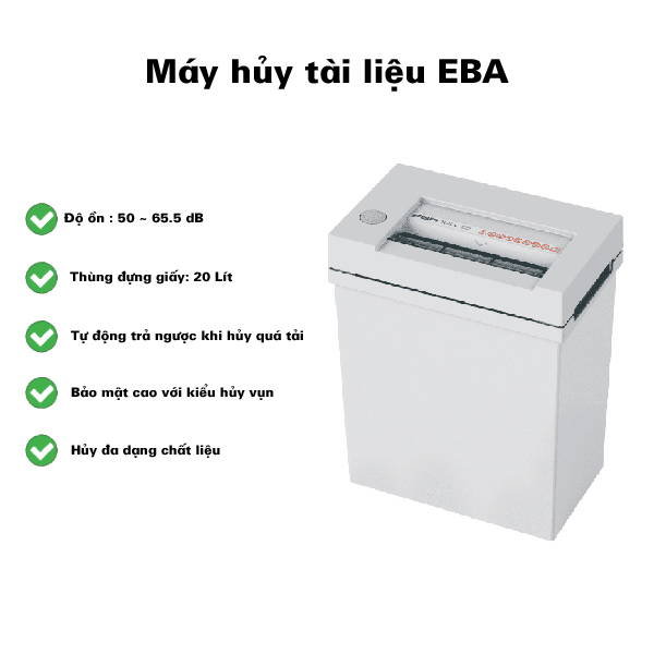 EBA 1126S- Độ ồn