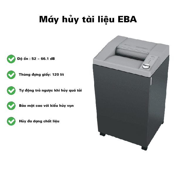 EBA 2331S- Độ ồn khi hủy