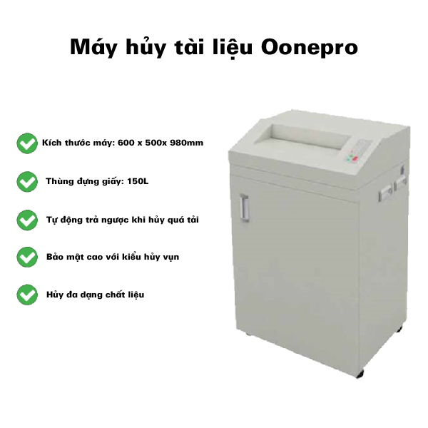 Oonepro A-80- Kích thước máy