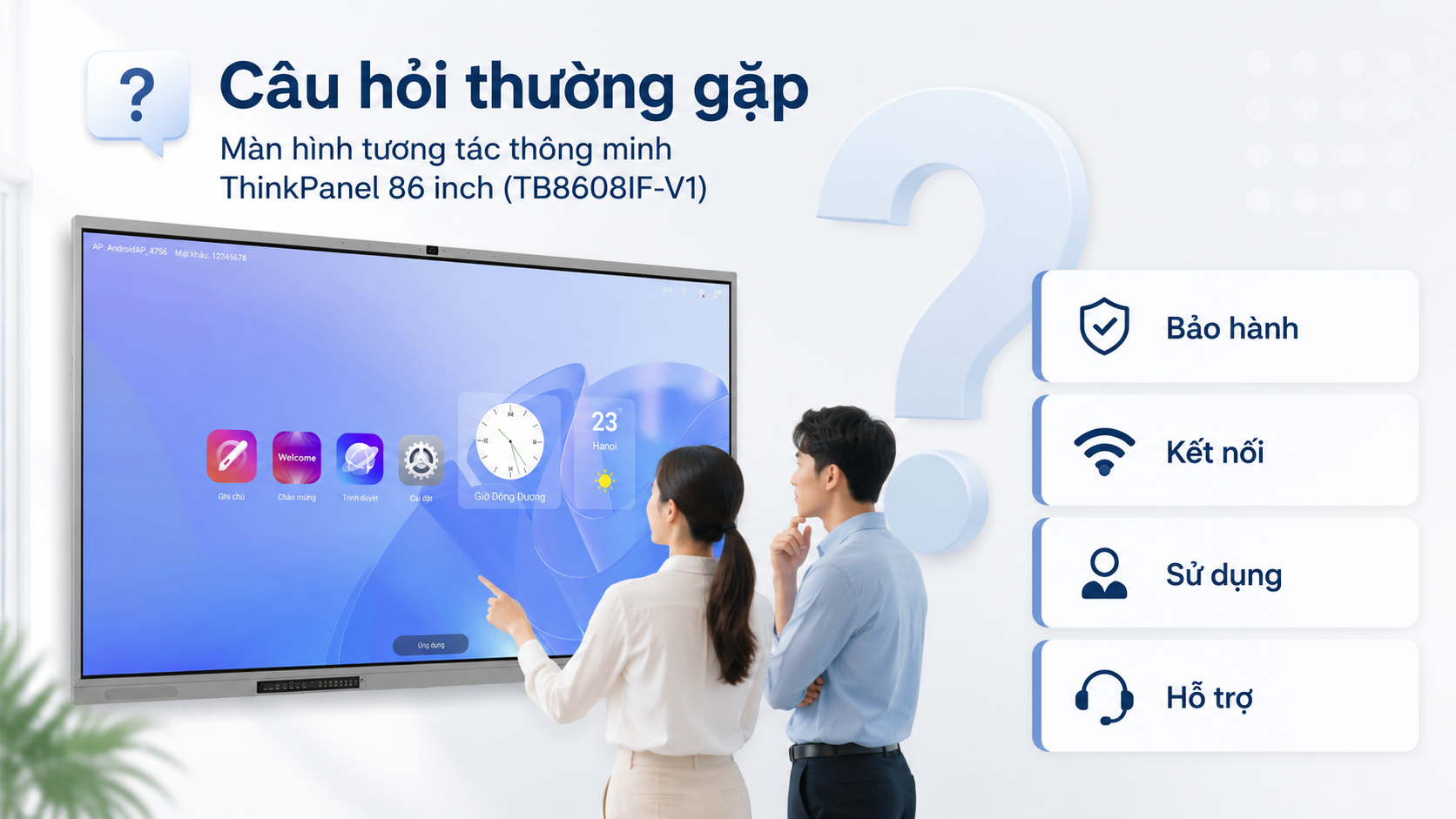 9- ThinkPanel 86 Inch (TB8608IF-V1)